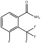 3-FLUORO-2-(TRIFLUOROMETHYL)BENZAMIDE Struktur