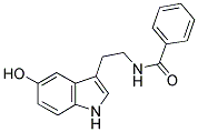 N-BENZOYL-5-HYDROXYTRYPTAMINE Struktur