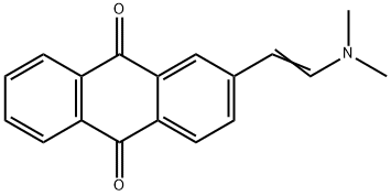 2-[2-(DIMETHYLAMINO)VINYL]ANTHRA-9,10-QUINONE Struktur