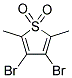 3,4-DIBROMO-2,5-DIMETHYLTHIOPHENE 1,1-DIOXIDE Struktur