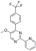 5-METHOXY-2-(PYRIDIN-2-YL)-4-[4-(TRIFLUOROMETHYL)PHENYL]PYRIMIDINE Struktur