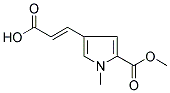 3-[5-(METHOXYCARBONYL)-1-METHYL-1H-PYRROL-3-YL]ACRYLIC ACID Struktur