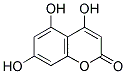 4,5,7-TRIHYDROXY COUMARIN Struktur