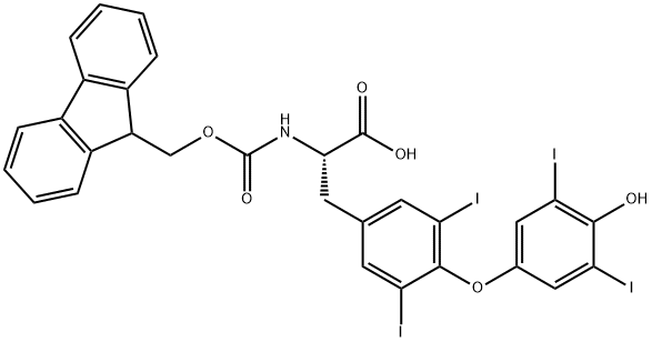 FMOC-L-THYROXINE Struktur