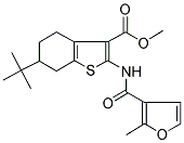 METHYL 6-TERT-BUTYL-2-(2-METHYLFURAN-3-CARBOXAMIDO)-4,5,6,7-TETRAHYDROBENZO[B]THIOPHENE-3-CARBOXYLATE Struktur