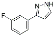 3-(3-FLUOROPHENYL)PYRAZOLE Struktur