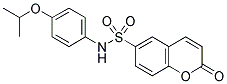 N-(4-ISOPROPOXYPHENYL)-2-OXO-1-BENZOPYRAN-6-SULPHONAMIDE Struktur