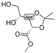 METHYL 3,4-O-ISOPROPYLIDENE-D-LYXONATE Struktur