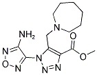 METHYL 1-(4-AMINO-1,2,5-OXADIAZOL-3-YL)-5-(1-AZEPANYLMETHYL)-1H-1,2,3-TRIAZOLE-4-CARBOXYLATE Struktur