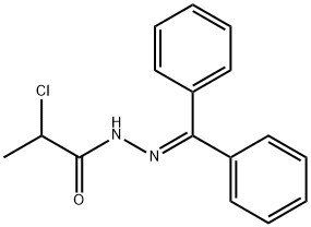 2-CHLORO-N'-(DIPHENYLMETHYLENE)PROPANOHYDRAZIDE Struktur