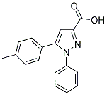 5-(4-METHYLPHENYL)-1-PHENYL-1H-PYRAZOLE-3-CARBOXYLIC ACID Struktur