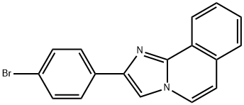 2-(4-BROMOPHENYL)IMIDAZO[2,1-A]ISOQUINOLINE Struktur