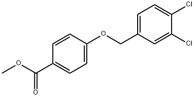 METHYL 4-[(3,4-DICHLOROBENZYL)OXY]BENZENECARBOXYLATE Struktur