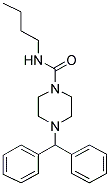 (4-(DIPHENYLMETHYL)PIPERAZINYL)-N-BUTYLFORMAMIDE Struktur