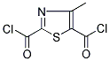 4-METHYL-1,3-THIAZOLE-2,5-DICARBONYL DICHLORIDE Struktur