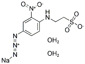 N-(4-AZIDO-2-NITROPHENYL)-2-AMINOETHYLSULFONATE, SODIUM SALT, DIHYDRATE Struktur