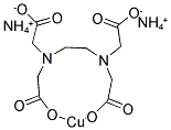 COPPER DIAMMONIUM EDTA Struktur