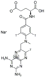 [3',5',7-3H]METHOTREXATE, SODIUM SALT Struktur