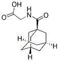 [(1-ADAMANTYLCARBONYL)AMINO]ACETIC ACID Struktur