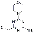 2-AMINO-4-CHLOROMETHYL-6-MORPHOLINO-1,3,5-TRIAZINE Struktur