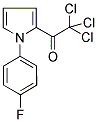 2,2,2-TRICHLORO-1-[1-(4-FLUOROPHENYL)-1H-PYRROL-2-YL]ETHAN-1-ONE Struktur