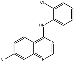 7-CHLORO-N-(2-CHLOROPHENYL)-4-QUINAZOLINAMINE Struktur