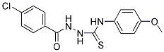 2-(4-CHLOROBENZOYL)-N-(4-METHOXYPHENYL)HYDRAZINECARBOTHIOAMIDE Struktur