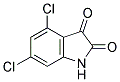 4,6-DICHLORO-1H-INDOLE-2,3-DIONE Struktur