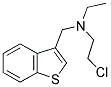 N-(1-BENZOTHIEN-3-YLMETHYL)-2-CHLORO-N-ETHYLETHANAMINE Struktur