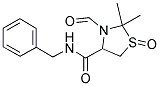 N-BENZYL-3-FORMYL-2,2-DIMETHYL-1,3-THIAZOLIDINE-4-CARBOXAMIDE 1-OXIDE Struktur