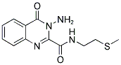 3-AMINO-N-[2-(METHYLTHIO)ETHYL]-4-OXO-3,4-DIHYDROQUINAZOLINE-2-CARBOXAMIDE Struktur