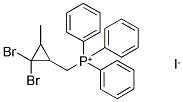 [(2,2-DIBROMO-3-METHYLCYCLOPROPYL)METHYL](TRIPHENYL)PHOSPHONIUM IODIDE Struktur