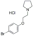 N-[2-(4-BROMOPHENOXY)ETHYL]PYRROLIDINE HYDROCHLORIDE Struktur