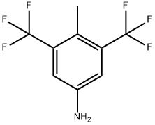 3,5-BIS(TRIFLUOROMETHYL)-4-METHYLANILINE Struktur