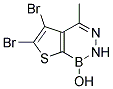 5,6-DIBROMO-4-METHYLTHIENO[2,3-D][1,2,3]DIAZABORININ-1(2H)-OL Struktur