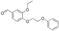 3-ETHOXY-4-(2-PHENOXY-ETHOXY)-BENZALDEHYDE Struktur