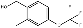 2-METHYL-4-(TRIFLUOROMETHOXY)BENZYL ALCOHOL Struktur