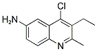 4-CHLORO-3-ETHYL-2-METHYL-QUINOLIN-6-YLAMINE Struktur