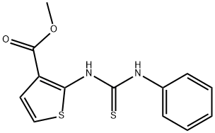 METHYL 2-[(ANILINOCARBOTHIOYL)AMINO]-3-THIOPHENECARBOXYLATE Struktur