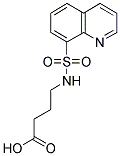 4-[(QUINOLIN-8-YLSULFONYL)AMINO]BUTANOIC ACID Struktur