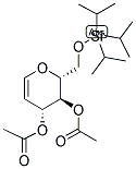 3,4-DI-O-ACETYL-6-O-(TRIISOPROPYLSILYL)-D-GLUCAL Struktur