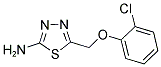 5-(2-CHLORO-PHENOXYMETHYL)-[1,3,4]THIADIAZOL-2-YLAMINE Struktur