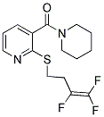 PIPERIDINO(2-[(3,4,4-TRIFLUORO-3-BUTENYL)SULFANYL]-3-PYRIDINYL)METHANONE Struktur