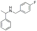 (4-FLUORO-BENZYL)-(1-PHENYL-ETHYL)-AMINE Struktur