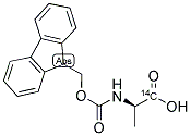 N-FMOC-D-ALANINE, [1-14C] Struktur