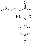 2-(4-CHLORO-BENZOYLAMINO)-4-METHYLSULFANYL-BUTYRIC ACID Struktur