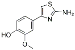 4-(2-AMINO-1,3-THIAZOL-4-YL)-2-METHOXYPHENOL Struktur