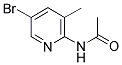 2-ACETYLAMINO-5-BROMO-3-METHYLPYRIDINE Struktur