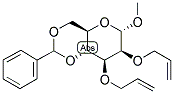 METHYL 2,3-O-DIALLYL-4,6-O-BENZYLIDENE-A-D-MANNOPYRANOSIDE Struktur