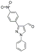 3-(4-NITRO-PHENYL)-1-PHENYL-1H-PYRAZOLE-4-CARBALDEHYDE Struktur